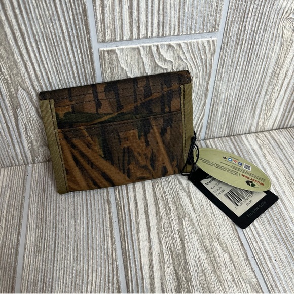 Filson Smokejumper Wallet 20078578 Made In USA Shadow Grass Mossy Oak Oil Wax - Picture 5 of 5